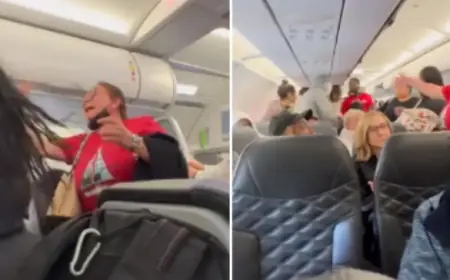 मै तो यहीं करूंगी पेशाब कहकर महिला ने फ्लाइट में ही उतार दी पैंट