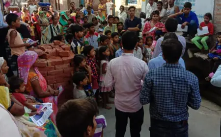 टीबी उन्मूलन के लिए सामुदायिक बैठकों की ली जा रही है मदद