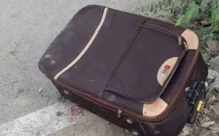 बैग में भरी महिला की लाश मिली, पुलिस ने शुरू की जांच