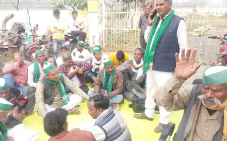 भारतीय किसान यूनियन ने विधुत विभाग के एसडीओ एवं जेई सहावर का किया घेराव,लगाये गंभीर आरोप।