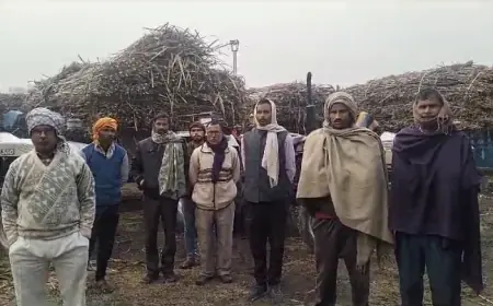 चीनी मिल टरबाइन में आई कमी, चालू नहीं हो सकी पेराई, 2 दिन से परेशान हैं किसान
