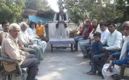 कासगंज अपना दल (एस) ने जनसभा को सफल बनाने के लिए किया गांव-गांव तूफानी जनसंपर्क।