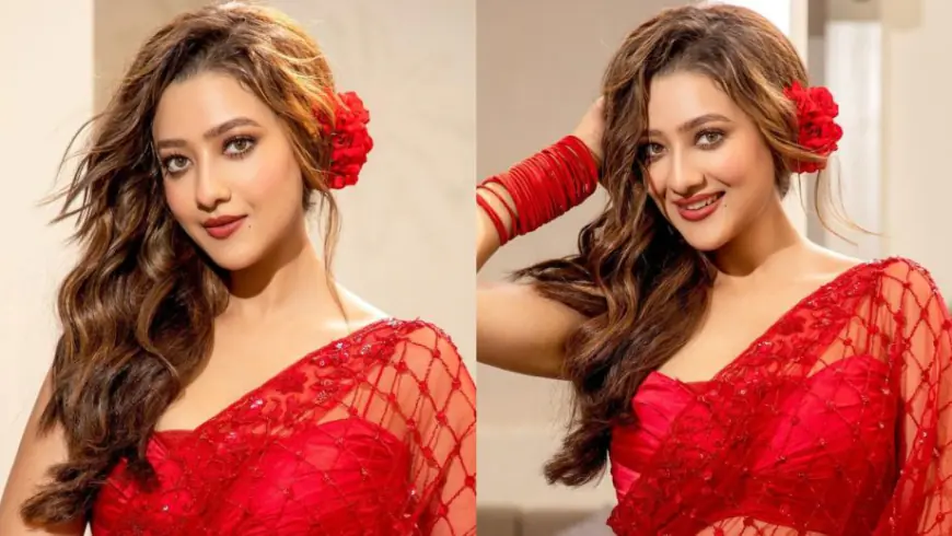 Anupama fame Madalsa Sharma's wild look in saree, eyes fixed on the pictures