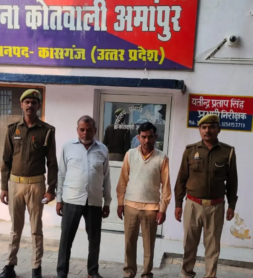 अमांपुर पुलिस द्वारा 02 वारंटी अभियुक्तगण को किया गिरफ्तार