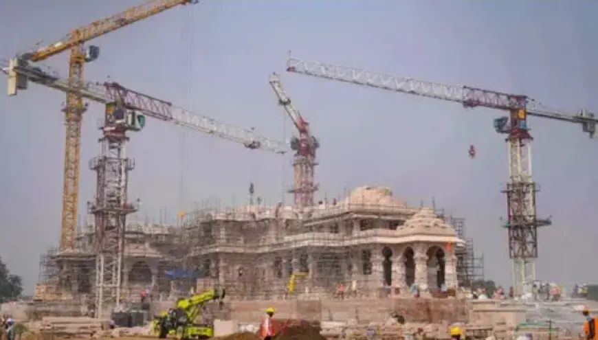 अयोध्या राम मंदिर में शीर्ष पर शिखर के अलावा पांच मंडपों का निर्माण