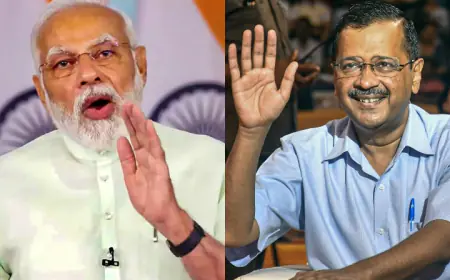 BJP vs APP केजरीवाल ने भी लगाया पीएम मोदी का 'फॉर्मूला-19