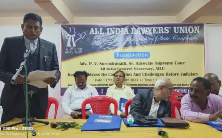 बेहतर न्यायिक व्यवस्था के लिए संघर्ष के संकल्प के साथ तीसरा ऑल इंडिया लॉयर्स यूनियन अधिवेशन संपन्न