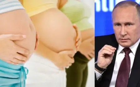रूसी महिलाएं कम से कम 8 बच्चे पैदा करें, राष्ट्रपति पुतिन
