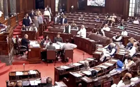 नमाज के लिए ब्रेक में हुई बदलाव, राज्यसभा में समाप्ति