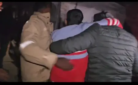 सहावर 25000/- के इनामी अपराधी को पुलिस मुठभेड़ में किया गया गिरफ्तार।