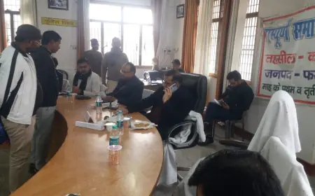 तहसील- दिवस (सम्पूर्ण समाधान दिवस) में CDO ने सुनी फरियादियो की समस्या