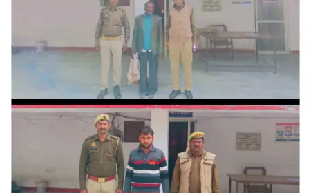 थाना सि0 वैश्य पुलिस द्वारा 02 वारंटी अभियुक्त को गिरफ्तार किया गया।