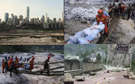 चीन में 6.2 तीव्रता के भूकंप ने मचाई तबाही, 100 से ज्यादा की मौत