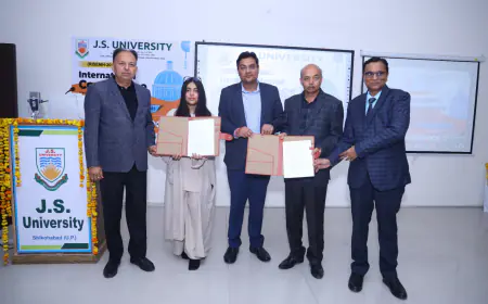 जे0एस0 विश्वविद्यालय में दो-दिवसीय अन्तर्राष्ट्रीय सम्मेलन का हुआ आयोजन