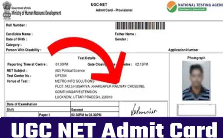 UGC NET 2023: परीक्षा के लिए एग्जाम सिटी स्लिप जारी, एडमिट कार्ड की तारीख घोषित