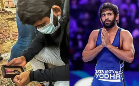 Bajrang Punia: 'मैं अपना पद्मश्री अवॉर्ड वापस लौटा रहा हूं...! PM को लिखी चिठ्ठी