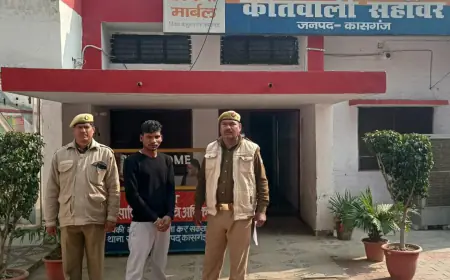 पोक्सो एक्ट में वांछित 01 अभियुक्त को सहावर पुलिस ने किया गिरफ्तार।