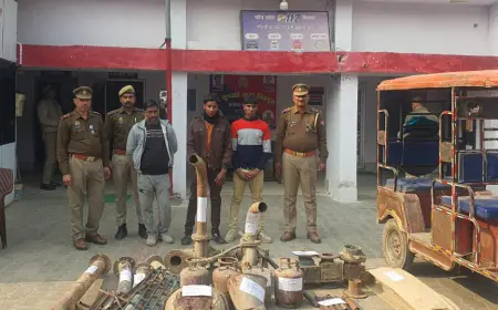 सिंढ़पुरा पुलिस द्वारा चोरी के अभियोग में वांछित 03 अभियुक्तगण को धर दबोचा।