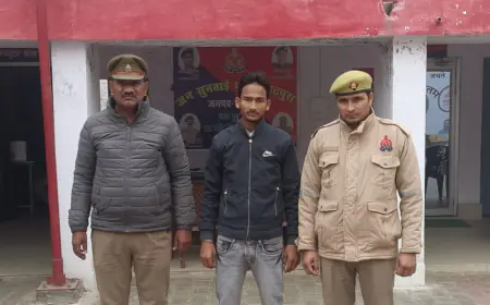सिढ़पुरा पुलिस द्वारा 01  अभियुक्त को किया गया गिरफ्तार।