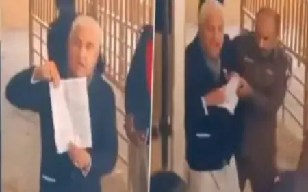 Pakistan: पुलिस बख्तरबंद गाड़ी में डालकर ले गई कुरैशी को