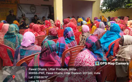 अपराधों को रोकने के लिए महिलाओं एवं बालिकाओं को किया जागृति।