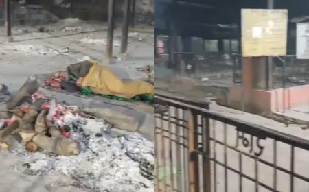 आधी रात जलती चिता के पास सोया बुजुर्ग...दिल चीर देने वाली वजह