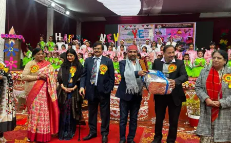 सीपी इंटरनेशनल स्कूल में वार्षिक महोत्सव xenium 2nd के उपलक्ष्य में रंगारंग कार्यक्रमों का आयोजन