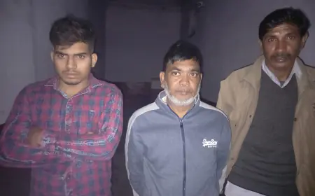 अनैतिक देह व्यापार में युवती व 3 युवक गिरफ्तार