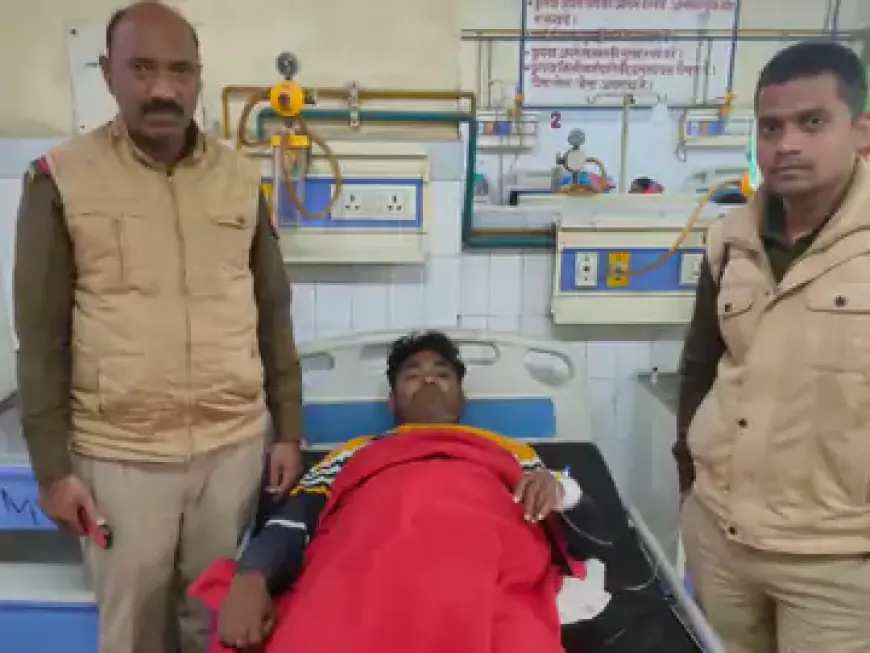 जौनपुर : पुलिस मुठभेड़ में 1 शातिर वांछित गो तस्कर गिरफ्तार, कब्जे से तमन्चा, कारतुस व मोटर साइकिल बरामद