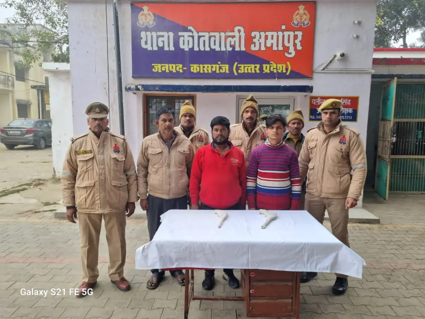 अमांपुर पुलिस द्वारा जानलेवा हमले के अभियोग में वांछित 04 अभियुक्तगण को नाजायज तमंचो व कारतूसो के साथ किया गया गिरफ्तार ।