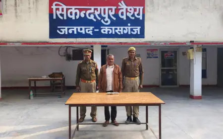 सिकन्दरपुर वैश्य पुलिस द्वारा 01 अभियुक्त को किया गया गिरफ्तार।