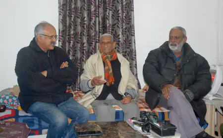 भाजपा के वरिष्ठ नेता श्याम सुंदर शर्मा रेहावली बांध के पक्षधर