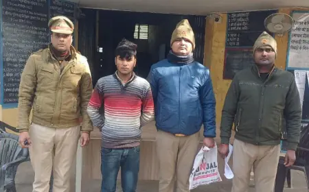 नाबालिग को बहलाफुसला कर भगा ले जा कर दुष्कर्म का आरोपी गिरफ्तार