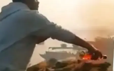 अंतिम संस्कार, बेटे ने पिता की चिता पर डाली बीड़ी और शराब