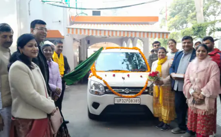 उपमुख्यमंत्री श्री बृजेश पाठक  ने किया मेडिकल सेवा वैन का लोकार्पण