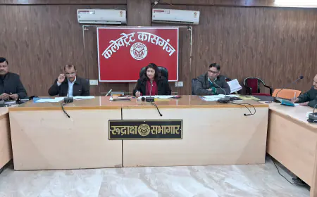 गौवंश के संरक्षण एवं कासगंज गौशालाओं में ठण्ड से बचाव के लिये आवश्यक दिशा निर्देश दिए।