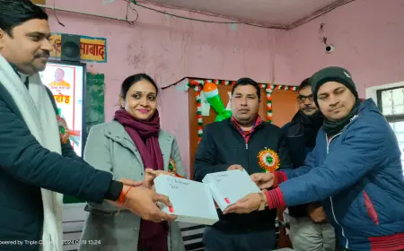 आईसीटी लैब का विधायक डा.सुरभि ने किया शुभारंभ, बांटे टैबलेट