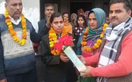 आंगनबाड़ी कार्यकत्री की बेटी बनी SDM