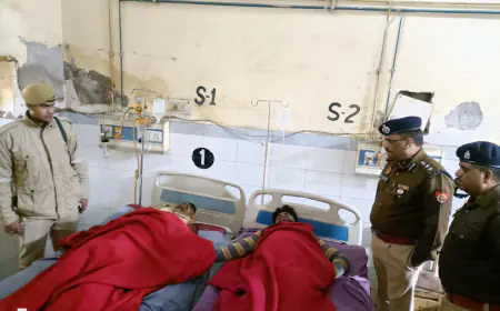 एटा पुलिस ने मुठभेड़ में लूटा माल सहित ट्रक कीमत 1 करोड़ 13 लाख व 2 बदमाश गिरफ्तार