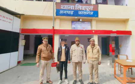 एससी/एसटी एक्ट के वांछित अभियुक्त को किया गया गिरफ्तार अपह्रता वरामद