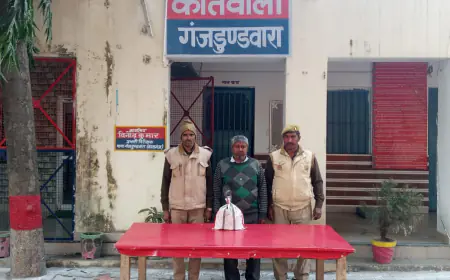 18 पव्वा (फट्टा) अवैध देशी शराब बरामद ।