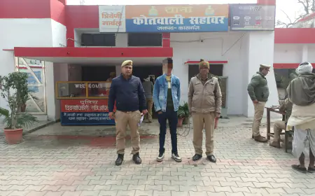 सहावर पुलिस द्वारा दुष्कर्म के अभियोग में 01 वांछित अभियुक्त को किया गया गिफ्तार ।