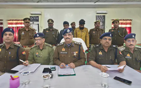 5 करोड़ का 10 कुंटल अवैध गांजा सहित दो तस्कर ANTF व एटा पुलिस  द्वारा गिरफ्तार