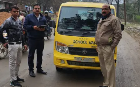 Arto ने आधा दर्जन स्कूली वाहन पकड़े, डेढ़ लाख जुर्माना
