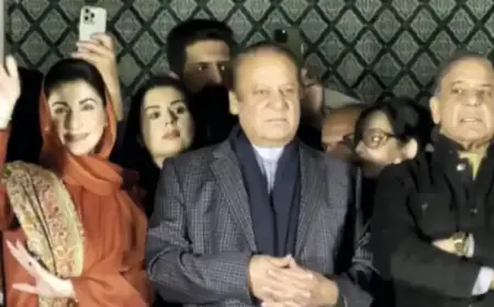 पाकिस्तान इलेक्शन गठबंधन की सरकार बनाने की तैयारी में नवाज शरीफ