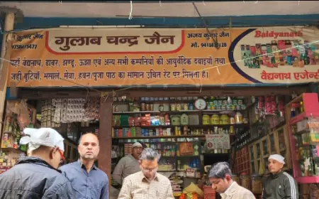 घण्टाघर स्थिति गुलाब चंद जैन फर्म पर हो रही नकली और एक्सपायरी दवाओं की बिक्री, विभाग का छापा