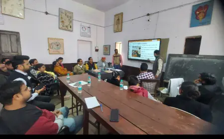 पुलिस भर्ती परीक्षा के लिए केंद्र प्रभारियों को दिया गया प्रशिक्षण