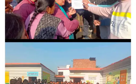 कासगंज विकास खण्ड सोरों मे आज संयुक्त शिक्षक संघर्ष समिति द्वारा खंड शिक्षा अधिकारी को सौंपा माँगपत्र।