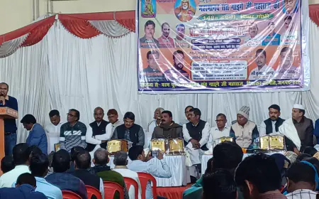 एटा में स्वच्छता के जनक सन्त गाडगे महाराज की 148वीं जयंती मनाई गई