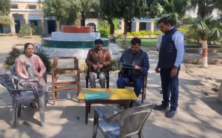 एडी बेसिक राजेश वर्मा ने भी परखी बोर्ड परीक्षा की तैयारियाँ